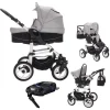 Bebebi Paris | 4 In 1 Kinderwagen Komplettset | ISOFIX Basis | Luftreifen Concord 7
