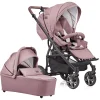 GESSLEIN Kombikinderwagen F4 Air+ Mit Handbremse, Rose 7